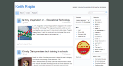 Desktop Screenshot of keithrispin.com
